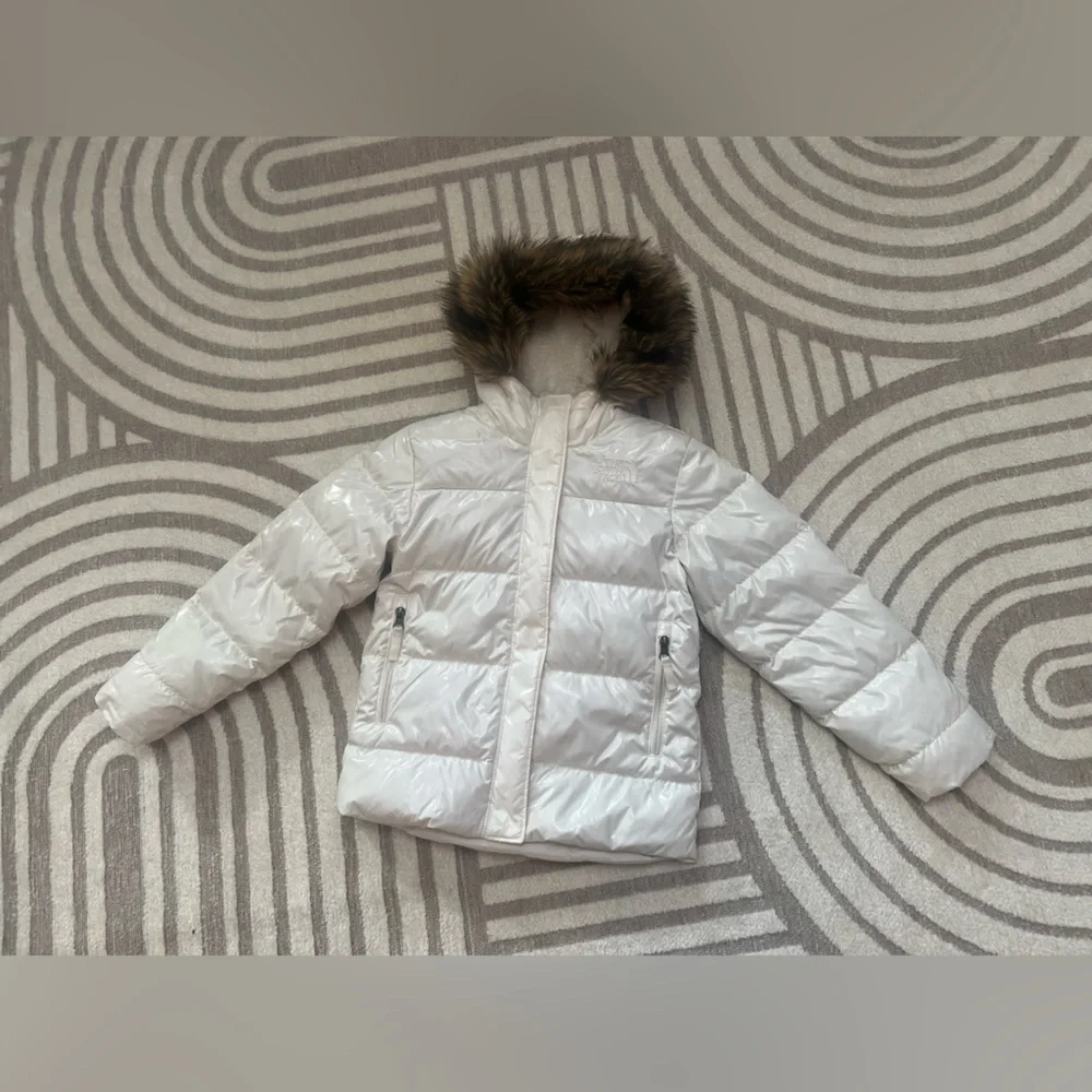 ❄️ Girls North Face Down Fleece-Lined Parka Coat